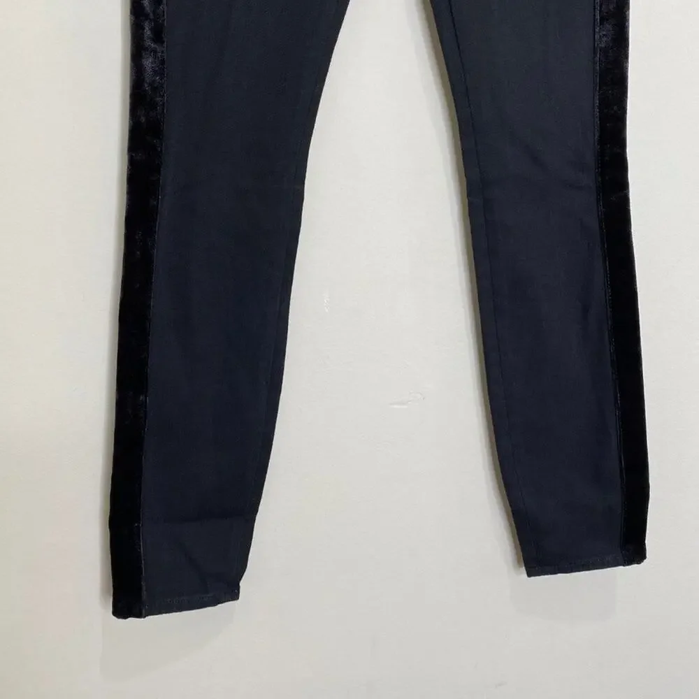 NEW Good American Good Legs Velvet Stripe Size 24 - Picture 9 of 15